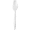 DXEPFM21 - Medium-weight Disposable Forks by GP Pro, Fork, 1000 x Fork, White, 1000 / Carton