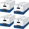 FEL0001103 - Liberty File Storage Boxes, Internal Dimensions: 12" Width x 24" Depth x 10" Height, External Dimensions: 12.3" Width x 24.1" Depth x 10.8" Height, Media Size Supported: Letter