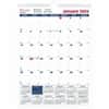 REDC171101 - Wall Calendar Monthly 8x11" English, Monthly, 12 Month, January 2026 to December 2026, White Sheet, Wall Mount, 1 Each