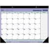 REDC181731 - Monthly Desk Pad Calendar, 21-1/4" x 16" , English, Monthly, 12 Month, January 2026 to December 2026, 1 Month Single Page Layout, 21 1/4" x 16" Sheet Size, 2 x Holes, Desk Pad, Wall Mount, White