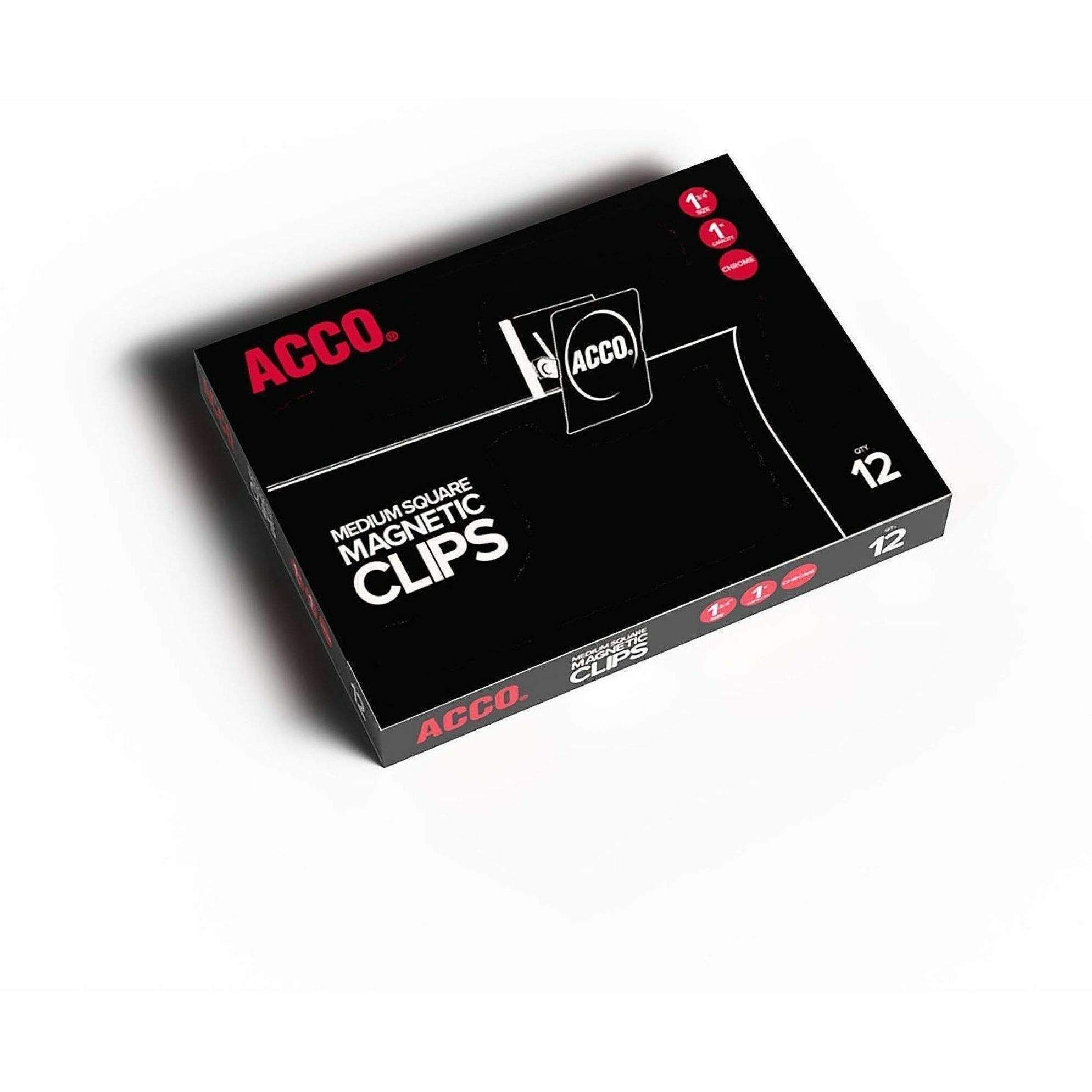Square Magnetic Clip by ACCO ACC72132 | OnTimeSupplies.com