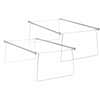 SMD64873 - Hanging Folder Frames, Legal, 23" to 27" Long, Steel, Gray, 1 Pack