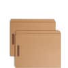 SMD14813 - Straight Tab Cut Letter Recycled Fastener Folder, 8 1/2" x 11", 2 x 2K Fastener(s), 11 pt., 2 Plys, Kraft, 10% Recycled, 50 / Box