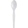 DXETH217 - Heavyweight Disposable Teaspoons by GP Pro, Teaspoon, 1 x Teaspoon, White, 1000 / Carton