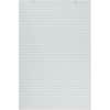 PAC3052 - Ruled Chart Pad, 100 Sheets, Glue, Front Ruling Surface, 1" Ruled, 24" x 36" Sheet Size, White Paper, Chipboard Backing, Hole-punched, Recyclable, 1 Each