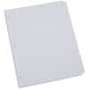 UNV20818 - Deluxe Write-On/Erasable Tab Index, 8-Tab, 11 x 8.5, White, White Tabs, 1 Set, 8 x Divider(s), 8 Blank Side Tab(s), 8 Tab(s)/Set, 8.5" Divider Width x 11" Divider Length, Letter, 3 Hole Punched