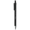 UNV15510 - Ballpoint Pen, Retractable, Medium 1 mm, Black Ink, Black Barrel, Dozen, 1 mm Medium Conical Pen Point, Retractable, Black Ink, Black Barrel, 12 / Dozen