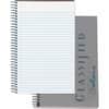 TOP73507 - Classified Business Notebooks - Letter, 100 Sheets, Front Ruling Surface, 20 lb Basis Weight, Letter, 5 1/2" x 8 1/2" Sheet Size, Graphite Plastic Cover, Perforated, 1 Each