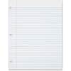 TOP62349 - 16 - lb. College - ruled 3H Punched Filler Paper - Letter, 500 Sheets, 0.31" Ruled, Ruled Red Margin, 16 lb Basis Weight, Letter, 8 1/2" x 11" Sheet Size, White Paper, 500 / Pack