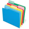PFX82300 - 1/3 Tab Cut Letter Recycled Top Tab File Folder, 8 1/2" x 11", Top Tab Location, Assorted Tab Position, 11 pt., Assorted, Labeling Area, Acid-free, 10% Recycled, 1 Pack