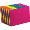 PFX40142 - Top Tab Assorted A-Z File Guides, 5 Printed Tab(s), Character, A-Z, 8.5" Divider Width x 11" Divider Length, Letter, Blue Polypropylene, Green, Yellow, Magenta, Strawberry Tab(s)