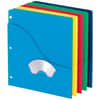 PFX32900 - Letter Pocket Folder, 8 1/2" x 11", 11 pt., Paper, Blue, Red, Yellow, Green, Violet, Punched, Storage Pocket, Die-cut, Acid-free, 0% Recycled, 10 / Pack