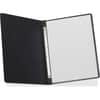 OXF12906 - Letter Recycled Report Cover, 3" Folder Capacity, 8 1/2" x 10 63/64", 2 x Prong Fastener(s), Black, Reinforced Hinge, Durable Hinge, Slip Resistant, Punched, Embossed, Label Holder, 65% Recycled