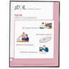 CLI00010 - Sheet Protectors, 2 x Sheet Capacity, For Letter 8 1/2" x 11" Sheet, 3 x Holes, Ring Binder, Rectangular, Clear, Black, Polypropylene, 1 Box