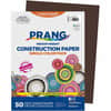 PAC6803 - Construction Paper, Art, 12" Width x 9" Length, Dark Brown, Groundwood, 1 Pack
