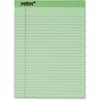 TOP63190 - Prism Plus Wide Rule Green Legal Pad, 50 Sheets, Strip, 16 lb Basis Weight, 8 1/2" x 11 3/4" Sheet Size, 11.75" Height x 8.5" Width, Green Paper