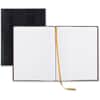 REDA1082 - Large Executive Hardbound Notebook - Letter, 150 Sheets, Sewn, Ruled Margin, 18 lb Basis Weight, Letter, 8 1/2" x 11" Sheet Size, White Paper, Blue Textured Cover, Hard Cover, Recycled, 1 Each
