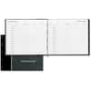 RED57802 - Visitor's Register Book, 125 Sheet(s), Sewn Bound, 8.50" x 9.12" Sheet Size, White Sheet(s), Black Cover, 1 Each