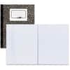RED43475 - Xtreme White Notebook, 80 Sheets, Sewn, Quad Ruled Front Ruling, Blue Margin, 16 lb Basis Weight, 7 7/8" x 10" Sheet Size, White Paper, Black Marble Cover, Unpunched, 1 Each