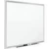 QRT2545 - Classic Porcelain Whiteboard, 60" (5 ft) Width x 36" (3 ft) Height, White Porcelain Surface, Silver Aluminum Frame, Rectangle, Horizontal/Vertical, Magnetic