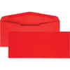 QUA11134 - No. 10 Bright Red Envelopes, Business, #10, 4 1/8" Width x 9 1/2" Length, 60 lb, Adhesive, Red, 25 / Pack