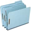 PFXFP213 - Fastener Folder, 8 1/2" x 11", 2 Fastener(s), Top Tab Location, Assorted Tab Position, 25 pt., Pressboard, Blue, 60% Recycled, 25 / Box