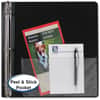 CLI70185 - Peel & Stick Add-On Filing Pockets, 8.8" Width x 6.1" Depth, For Letter 8 1/2" x 11" Sheet, Clear, Polypropylene, 1 Pack
