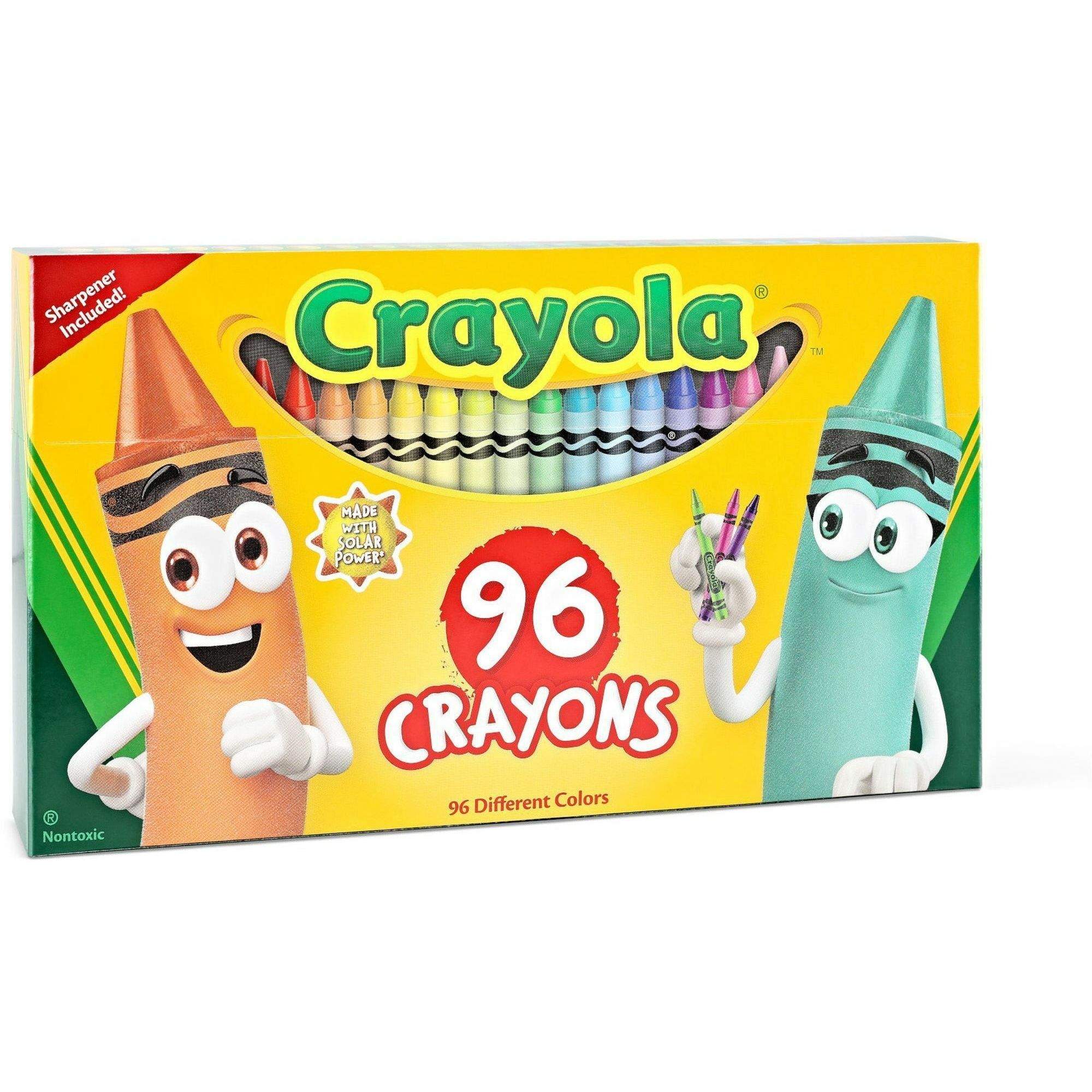 Built-in Sharpener 96 Count Crayons by Crayola CYO520096