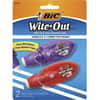 BICWOMTP21 - Wite-Out Mini Correction Tape, 0.20" Tape Width x 19.67 ft Tape Length, 1 Line(s), White Tape, Micro White Dispenser, Odorless, Flexible Tip, Non-refillable, Protective Cover, White, 1 Pack