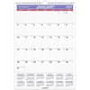 AAGPM228 - Wall Calendar, Medium, Julian Dates, Monthly, 12 Month, January 2027 to December 2027, 1 Month Single Page Layout, 12" x 17" Sheet Size, White Sheet, Wire Bound, White, Blue, Red, Chipboard, Paper