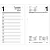 AAGE71750 - Loose-Leaf Desk Calendar Refill, Standard, Julian Dates, Daily, 12 Month, January 2026 to December 2026, 7:00 AM to 5:00 PM, Half-hourly, 1 Day Double Page Layout, 3 1/2" x 6" Sheet Size, White Sheet