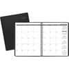 AAG7012005 - Planner, Monthly, 1 Year, January 2026 to December 2026, 1 Month Single Page Layout, 6 7/8" x 8 3/4" Sheet Size, Black Cover, Phone Directory, Perforated, 1 Each