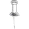 GEMCPAL3 - Aluminum Pushpins, 0.4" Length x 0.2" Diameter, Silver, 1 Box