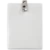 AVT75457 - Vertical Badge Holder with Clip, 3" Width x 4" Length, Vinyl, Clear, 50 / Pack