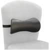 SAF7154BL - Memory Foam Lumbar Support Backrest, Strap Mount, Black, 1 Each