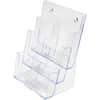 DEF77401 - Multi-Compartment DocuHolder, 6 Compartment(s), 3 Tier(s), 13.75" Height x 9" Width x 7.50" Depth, Desktop, Leaflet Size, Clear, Plastic, 1 Each