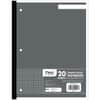 MEA19010 - Quad Ruled 3 - Hole Graph Paper - Letter, Letter, 8 1/2" x 11" Sheet Size, 12 / Box