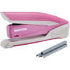 ACI1188 - InCourage Spring-Powered Antimicrobial Desktop Stapler, Staples Upto 20 Sheet of 20lb Paper, Holds Upto 210 Staple, Full Strip, 4.50" Throat Depth, Pink, White, Plastic, Steel, Rubber, 1 Each