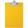 SAU21605 - Recycled Plastic Clipboards, 1" Clip Capacity, 8 1/2" x 11" , 8 19/64" x 11 45/64" Sheet Size, Polystyrene, Plastic, Yellow, 1 Each