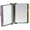 TFIW291 - Reference Wall Display Unit, 10 Panels, Support Letter 8.50" x 11" Media, Wire-reinforced, Assorted, Metal, 1 Each