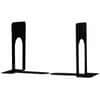 UNV54095 - Bookend, 9" Height x 5.88" Width x 8.25" Depth, Non-skid Base, Rounded Corner, Enamel, Black, Steel, Metal, 1 Pair