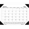 HOD0124 - Recycled Compact Size Economy Desk Pad, Monthly, 12 Month, January 2026 to December 2026, 1 Month Single Page Layout, 18 1/2" x 13" Sheet Size, 2.31" x 1.75" Block, Desk Pad, White, 1 Each