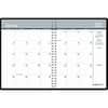 HOD26207 - 14-month Classic Wirebound Monthly Planner, Julian Dates, Monthly, December 2025 to January 2027, 1 Month Double Page Layout, 8 1/2" x 11" Sheet Size, 2.12" x 1.87" Block, Simulated Leather