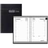 HOD28802 - Quarter-hourly Appointment Daily Planner, Daily, 12 Month, January 2027 to December 2027, 7:00 AM to 7:45 PM, Quarter-hourly, 1 Week Single Page Layout, 5" x 8" Sheet Size, Leather, Black Cover