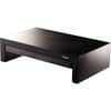 FEL8038101 - Designer Suites Monitor Riser, Up to 21" Screen Support, 40 lb Load Capacity, 4.38" Height x 16" Width x 9.38" Depth, Desktop, Black, Pearl