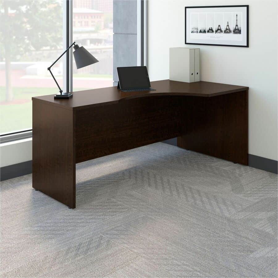 Series C 72W Right Hand Corner Module in Mocha Cherry by Bush
