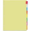 UNV20840 - Insertable Tab Index, 8-Tab, 11 x 8.5, Buff, Assorted Tabs, 24 / Boxs, 24 x Divider(s), 8 Blank Side Tab(s), 8.5" Divider Width x 11" Divider Length, Letter, 3 Hole Punched, Buff Paper Divider