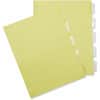 UNV20831 - Insertable Tab Index, 5-Tab, 11 x 8.5, Buff, Clear Tabs, 24 / Boxs, 24 x Divider(s), 5 Blank Side Tab(s), 8.5" Divider Width x 11" Divider Length, Letter, 3 Hole Punched, Buff Paper Divider