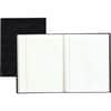 REDA7BLK - Hardbound Executive Notebooks, 150 Sheets, Perfect Bound, Ruled Margin, 9 1/4" x 7 1/4" Sheet Size, White Paper, Black Cover, Hard Cover, Recycled, 1 Each