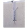SAF4167 - Over-the-Panel Coat Hook, 2 Hooks, 8.5" Height x 1.5" Width, for Garment, Steel, Aluminum, 1 Each
